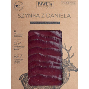 Szynka z daniela (50 g) – Delikatność dziczyzny na Twoim stole